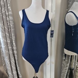 A&F Seamless Rib Fabric Scoopneck Bodysuit